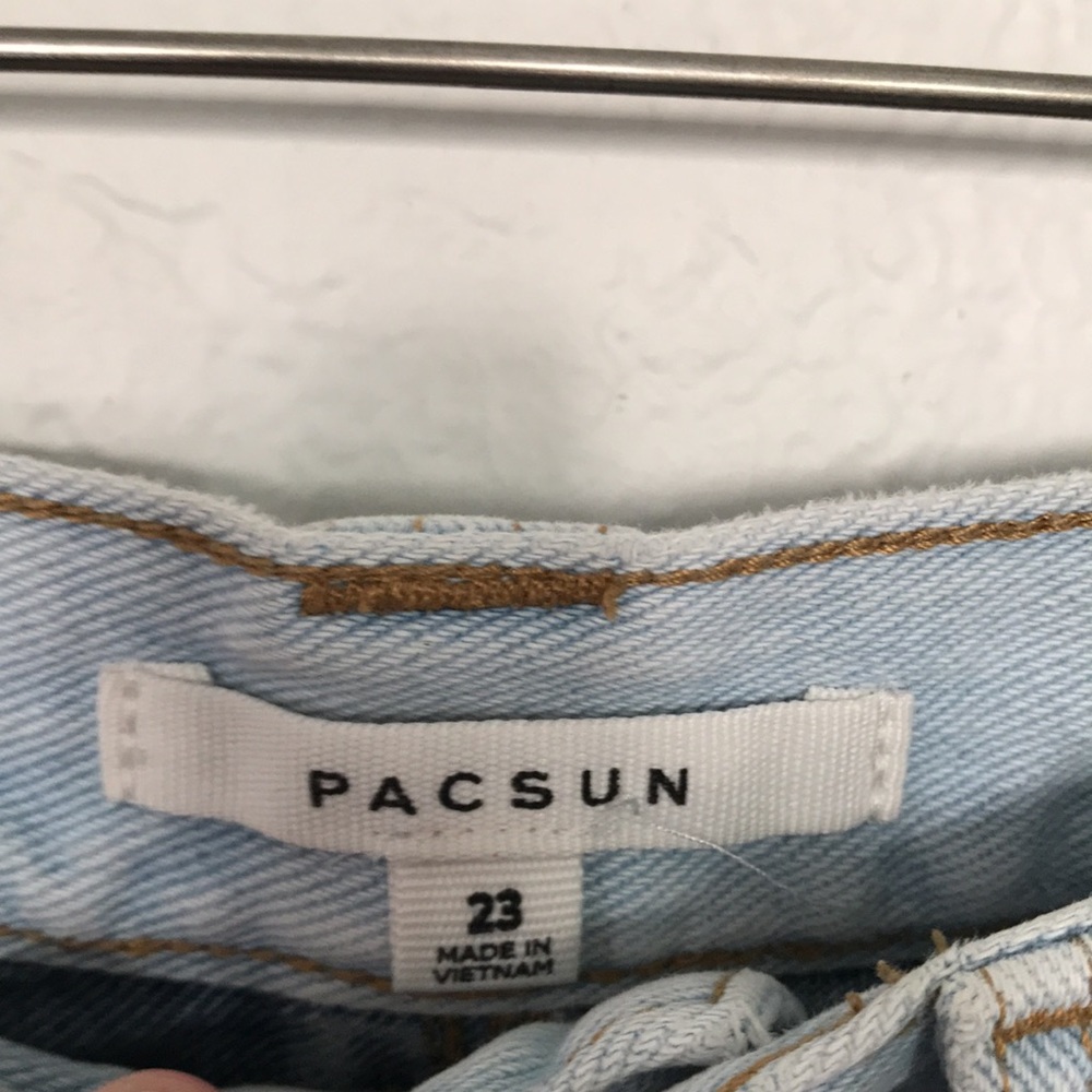 ☀️PACSUN JEAN SHORTS (23Wx10.5L) SZ 23 NWOT EXCELLENT CONDITION! - Picture 4 of 7